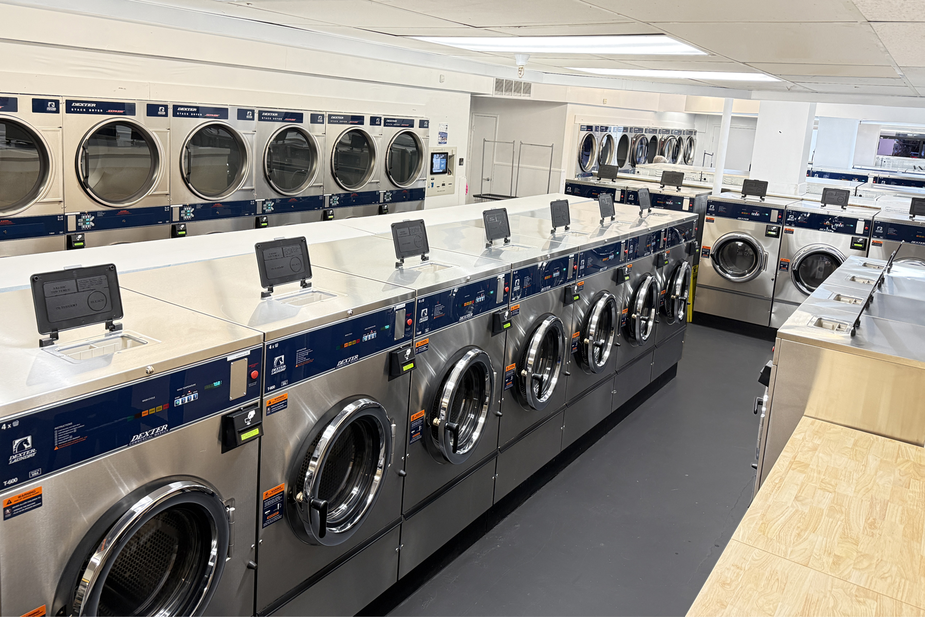 Campbell laundromat interior