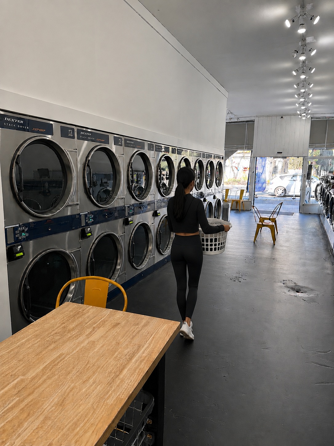 Clean folded laundry prepared by The Laundry California